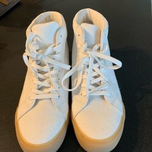 Madewell Hightop Canvas Sneakers